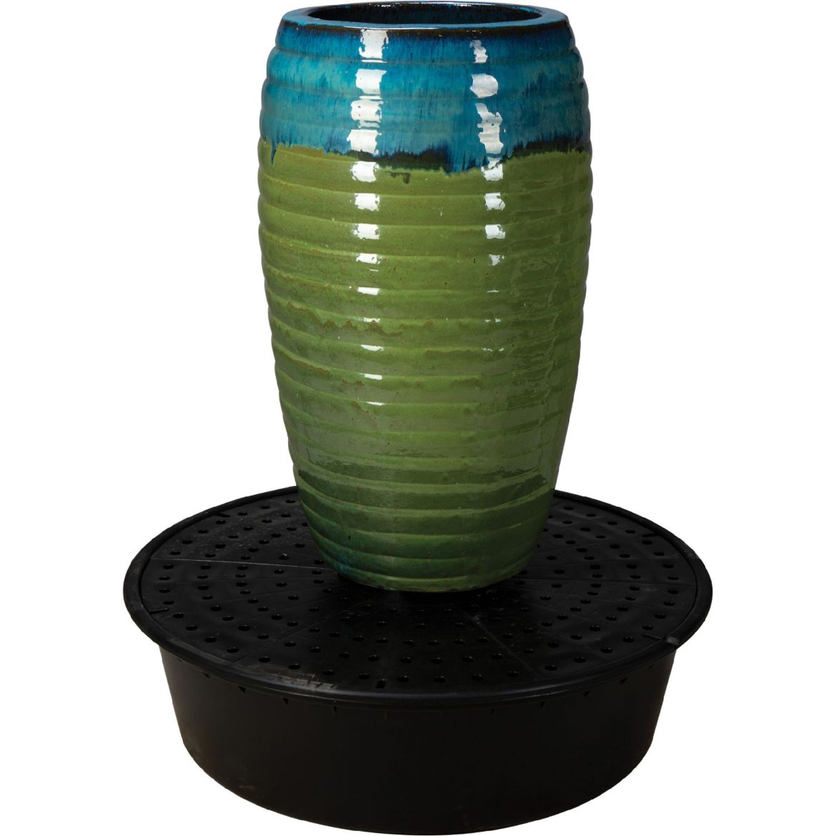 Picture of 20 in. Calle Vase Fountain Kit - Azul over Apple Green